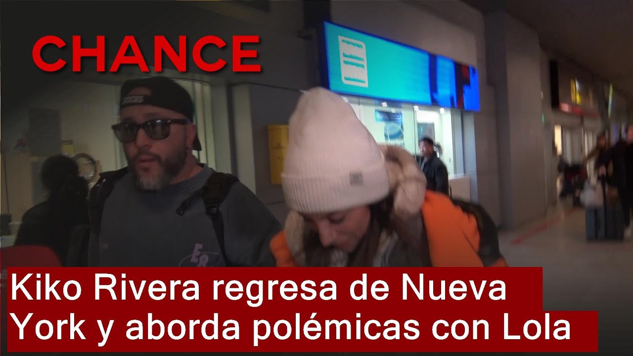 Kiko Rivera se enfrenta a las polémicas a su regreso de Nueva York con Lola