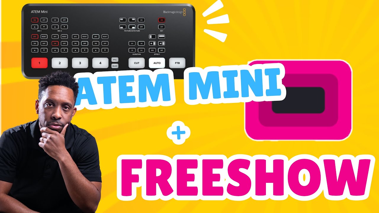 Как использовать ATEM Mini с FreeShow #atemmini #propresenter #freeshow #livestream