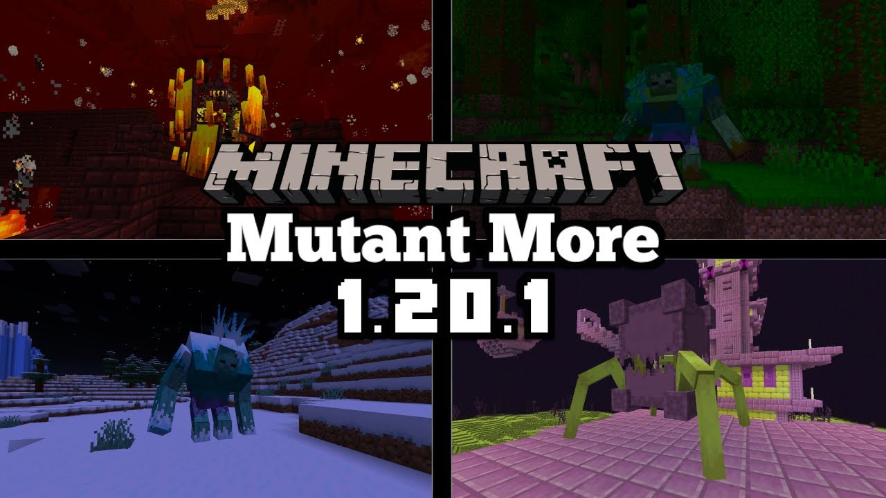 *НОВИНКА* Обновление Mutant More для Minecraft 1.20.1 (Демонстрация модов)