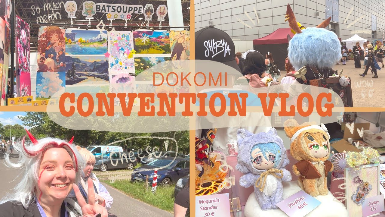 dokomi 2024 convention vlog 📷👹 artist alley, cosplay, all three days