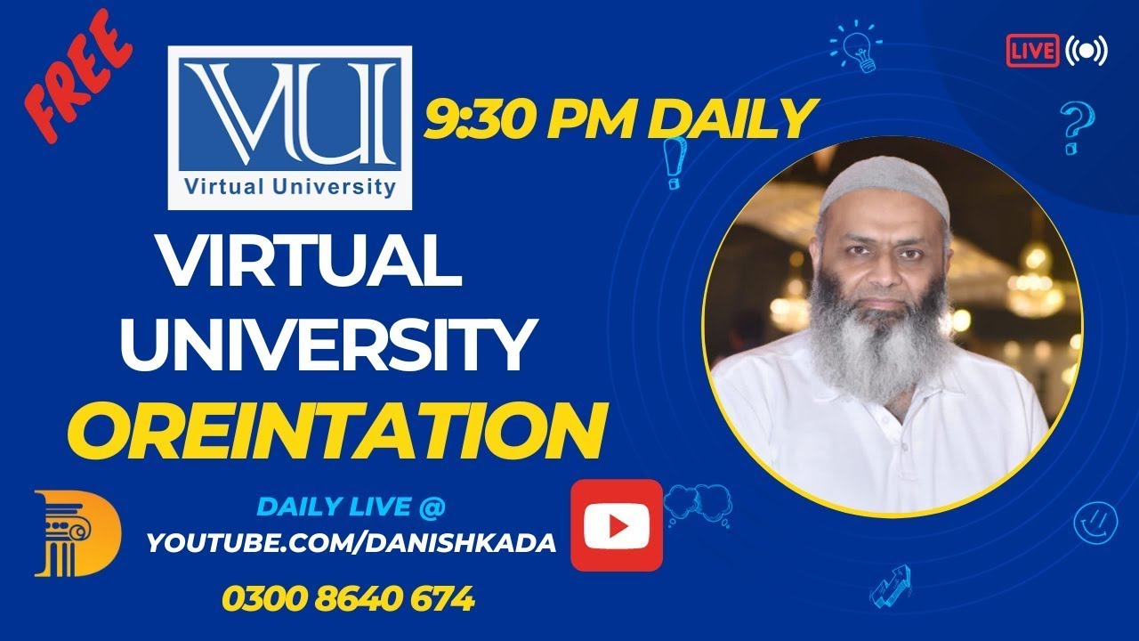 Virtual University Online Orientation ( Day-1 ) 2025