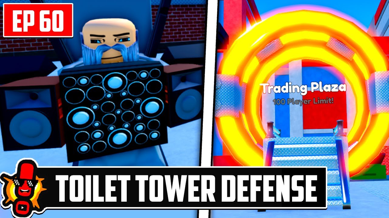 НУБ С ДОНАТОМ ПРОТИВ EP 60 TOILET TOWER DEFENCE В РОБЛОКС! ROBLOX