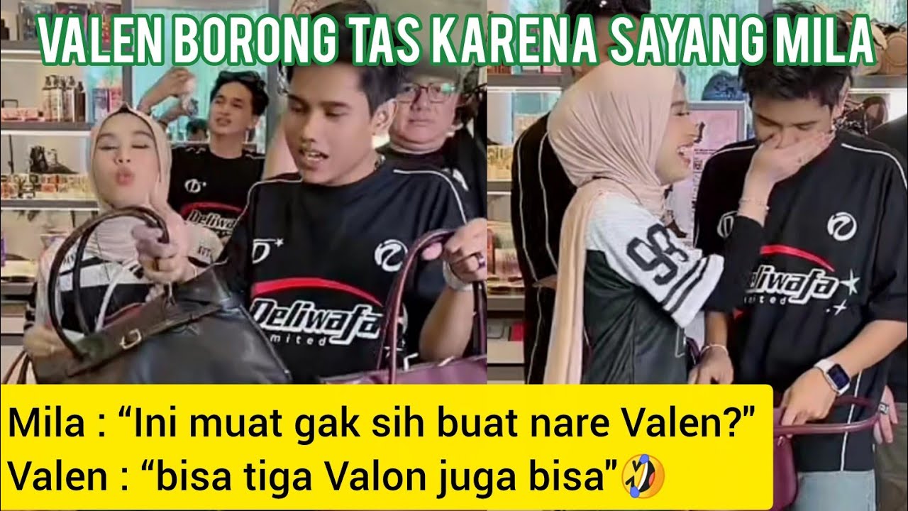 PART TERSERU MILEN JUALAN TAS NGOMONGNYA BELIBET🤣VALEN MAU BORONG TAS INI BUAT MILA
