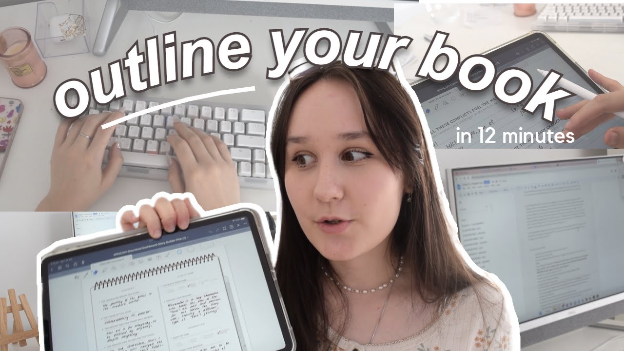 OUTLINE YOUR BOOK IN 12 MINUTES ✨🤓 (plotting process explained *for beginners*) #wracon