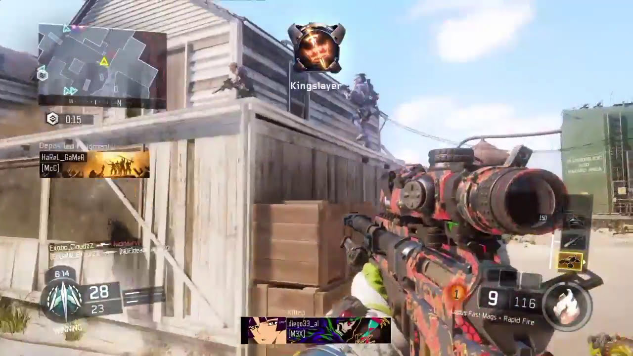 My best clip on Bo3 INSANE 6 ON!! (bo3 highlights)