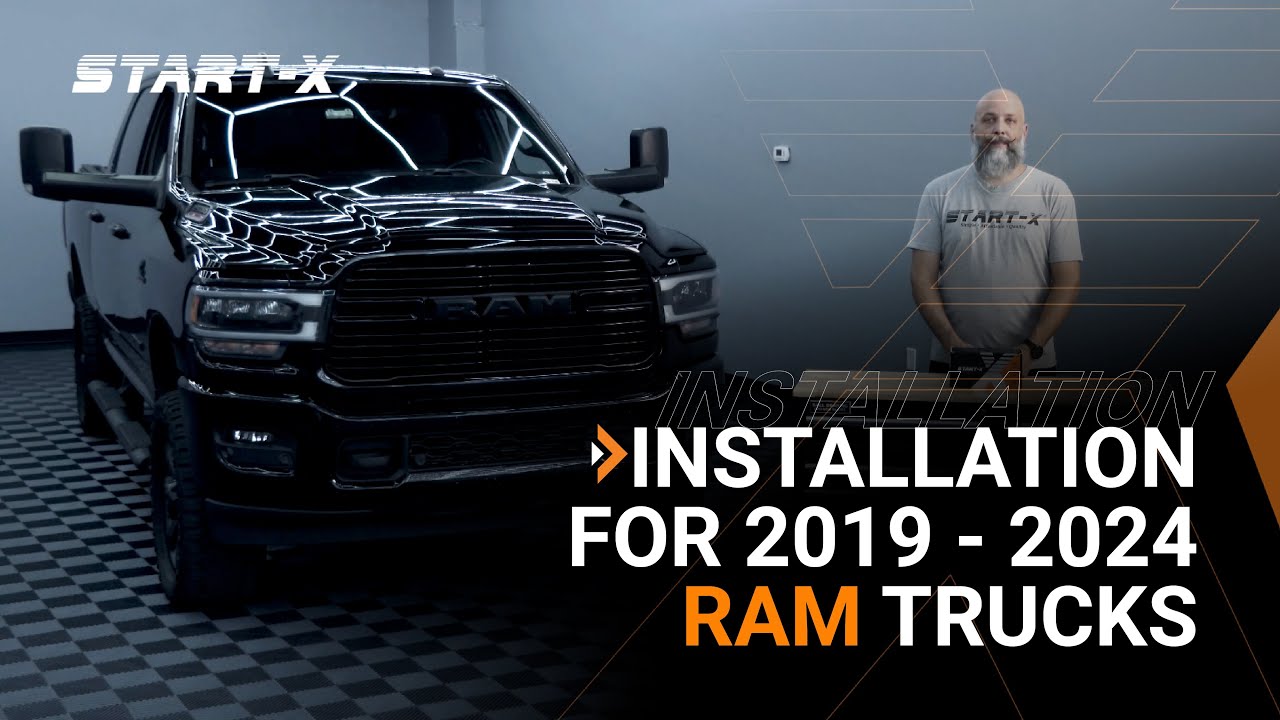 Instalaci&oacute;n: Dodge Ram 2019-2024, Arranque por bot&oacute;n, Arranque remoto Start-X