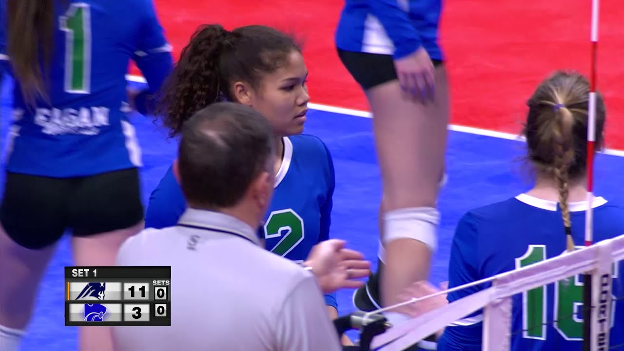 Champlin Park vs Eagan Girls Volleyball 2018 State Final