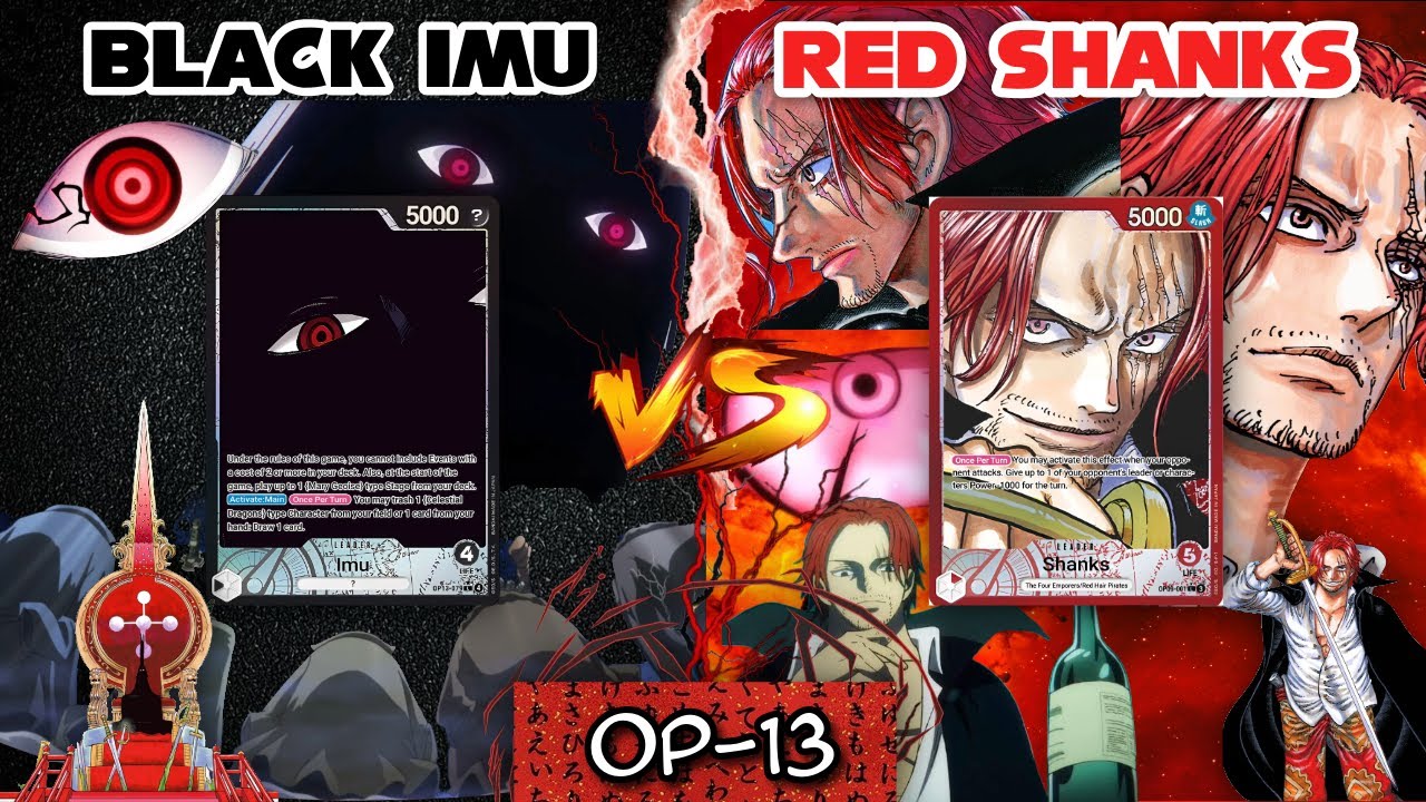 [OP13] Imu vs. Red Shanks (POV) One Piece TCG {Locals: Round 4}