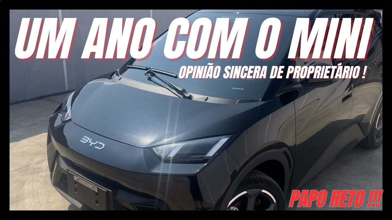UM ANO COM O BYD DOLPHIN MINI - OPINIÃO SINCERA DE UM PROPRIETÁRIO