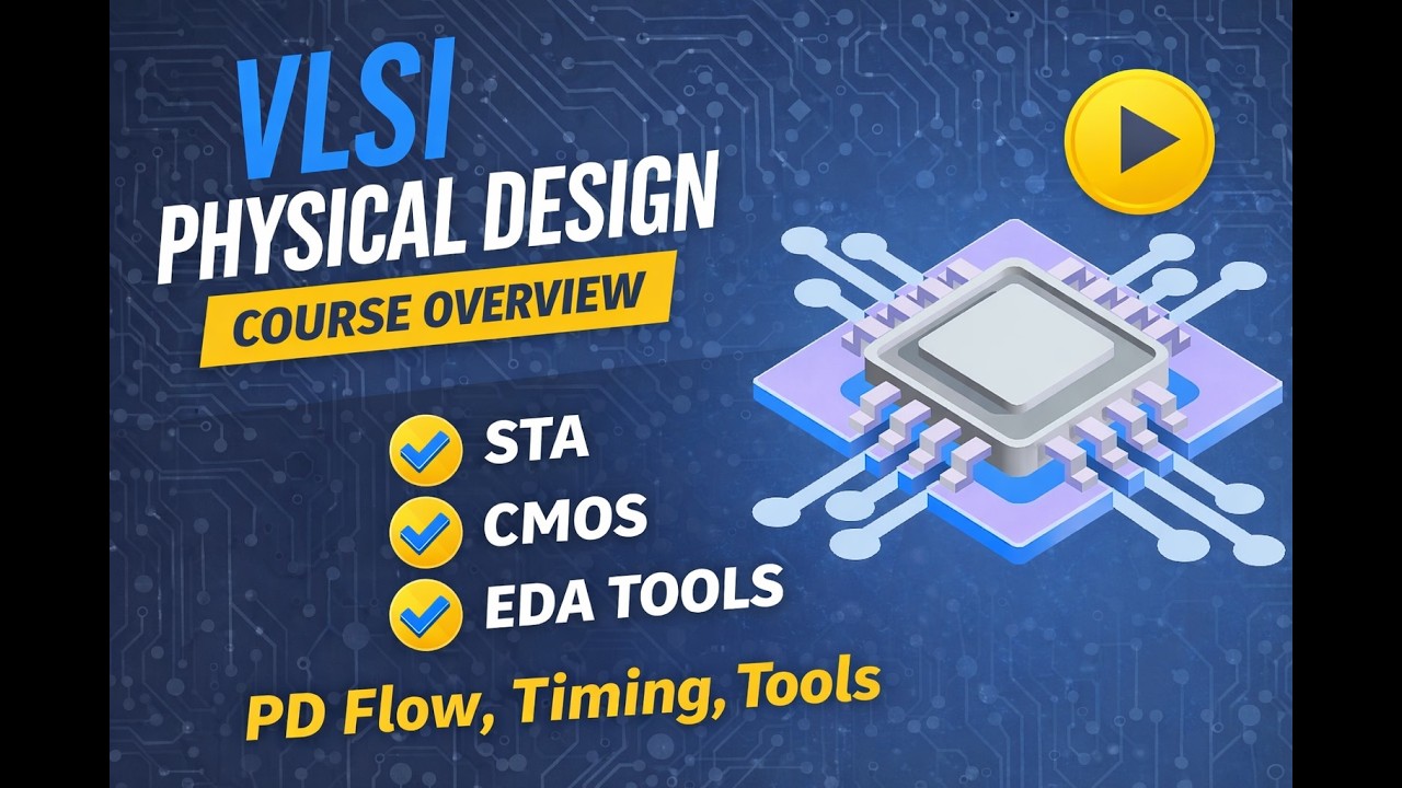 VLSI Physical Design Explained | Complete Curriculum + Tools (ICC2, STA) . Join our New PD Batch now