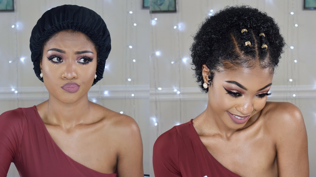 STYLING MY TYPE 4 NATURAL SHORT HAIR | DisisReyRey