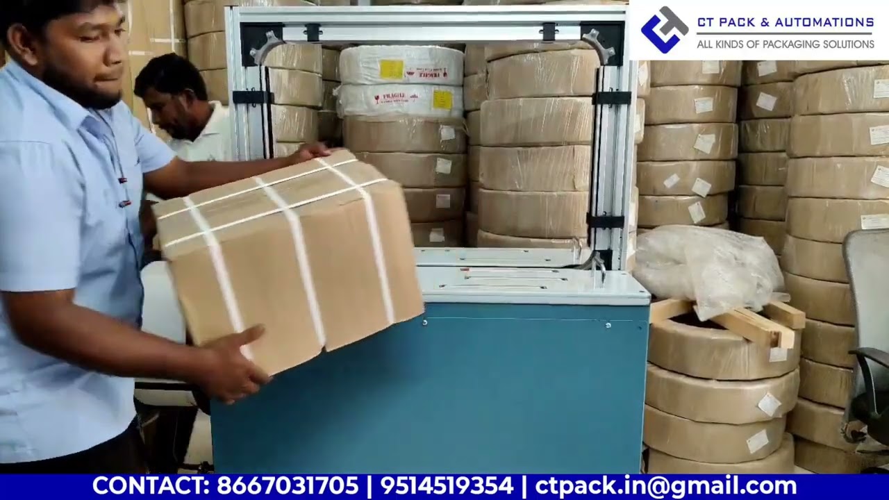 AUTOMATIC STRAPPING MACHINE | STRAPPING MACHINE | HEAVY DUTY AUTOMATIC STRAPPING MACHINE 