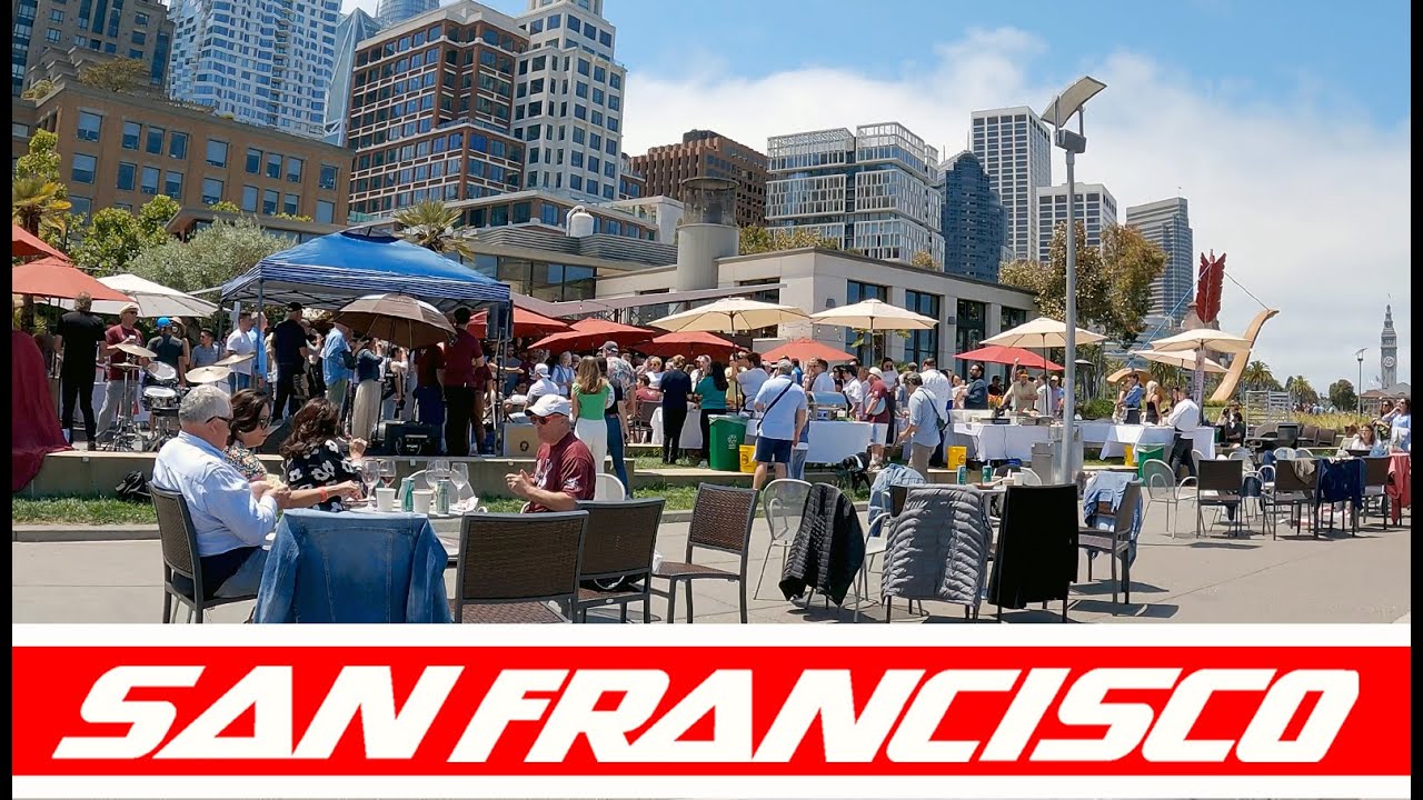 San Francisco Back to Normal ? 🤔 🇺🇸 4k 60 FPS Boardwalk to Downtown