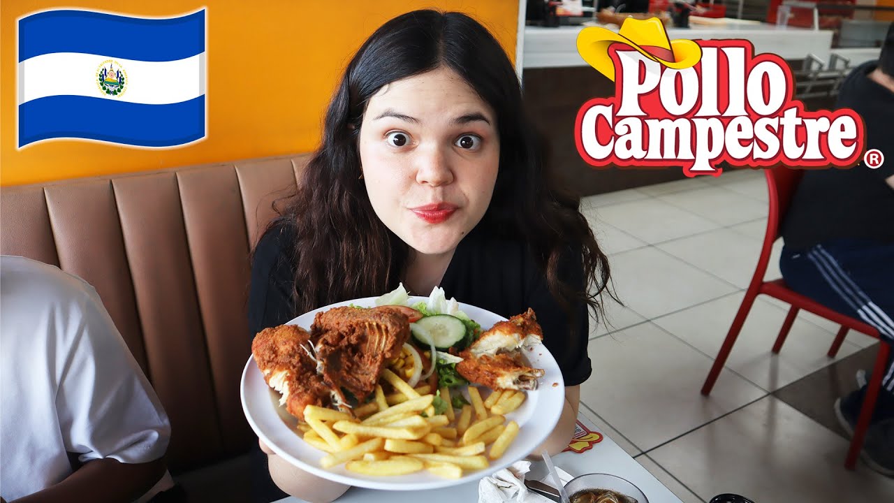 MEXICANA prueba POLLO CAMPESTRE 🍗 EL SALVADOR 🇸🇻 POR PRIMERA VEZ