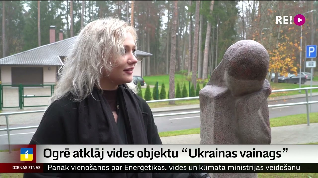 Ogrē atklāj vides objektu “Ukrainas vainags”