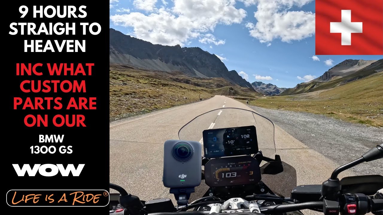 Из Великобритании в Швейцарские Альпы за один день! BMW 1300 GS