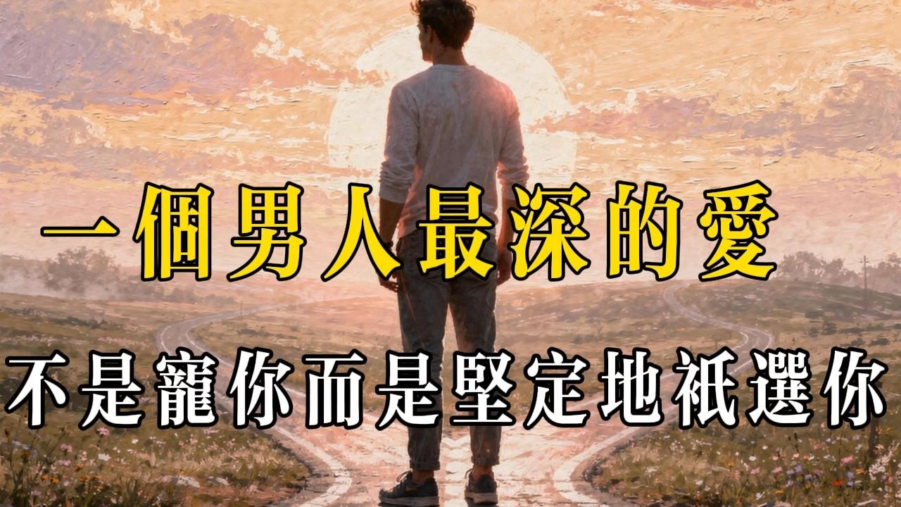 原來男人真的愛到極致，是會為了你放棄全世界的偏愛