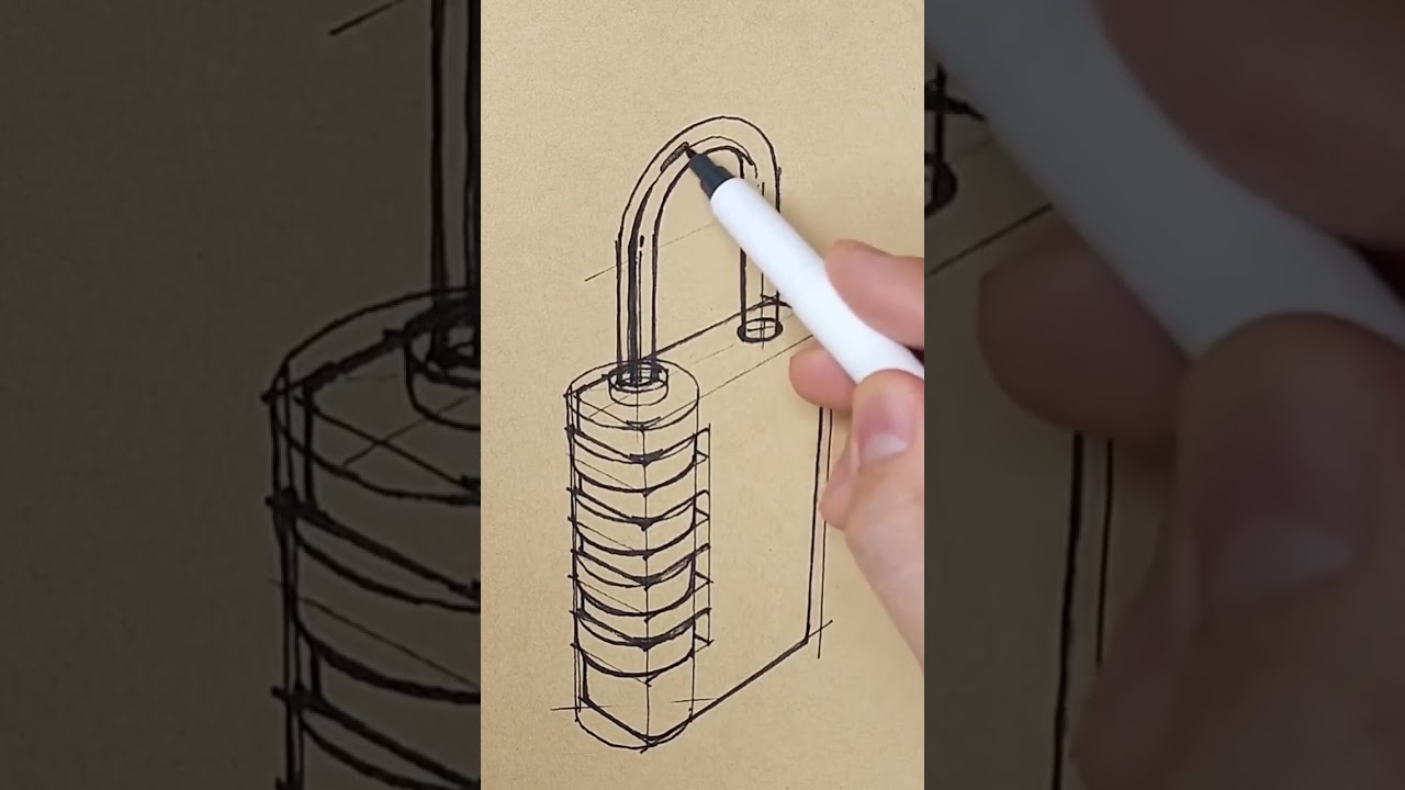 Immersive Drawing | Quiet Focus Sketch Session #drawingprocess #sketch #penandink