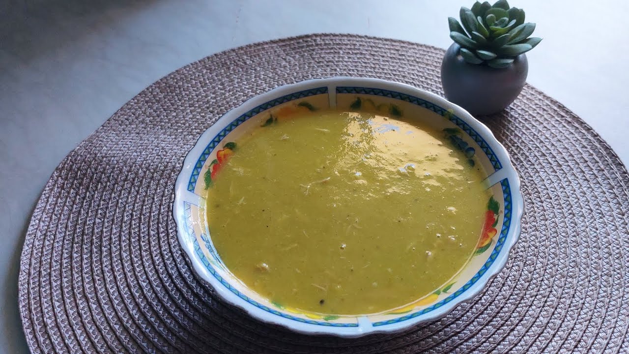 Soupe aux poireaux et au poulet