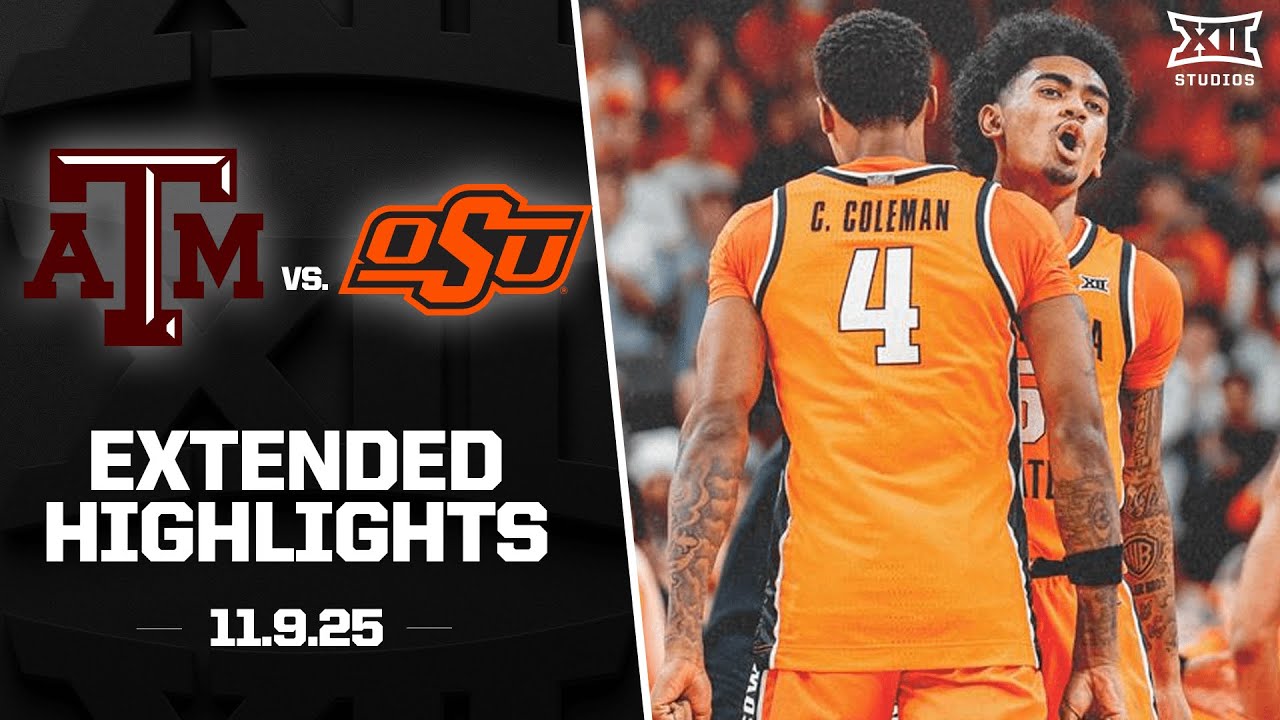 Texas A&M vs. Oklahoma State Extended Highlights | 2025-26 Big 12 Men's Basketball