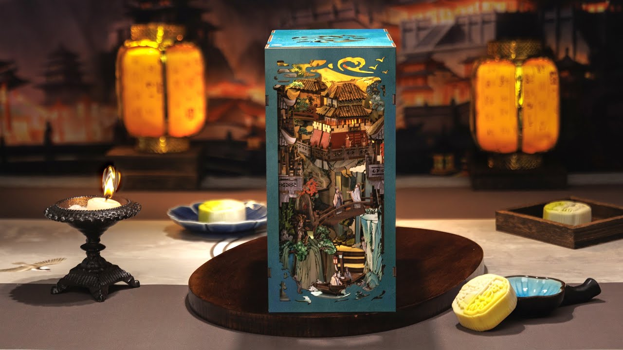 Cutebee Book Nook Kit/ The assembly tutorial Su Dongpo's Life.