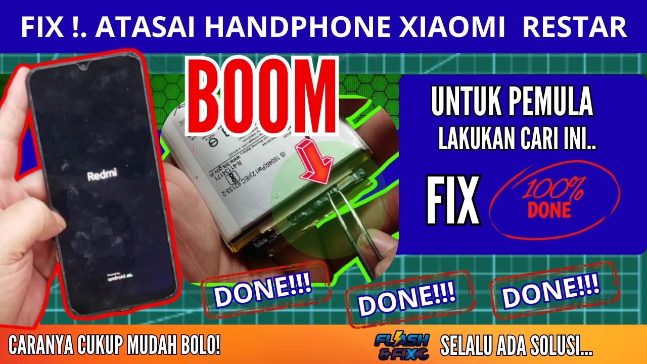 FIX CARA ATASI XIAOMI RESTAR TERUS MENERUS‼️ 👍