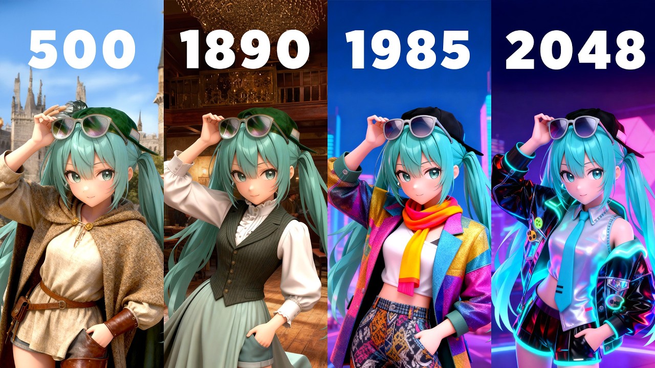 acelerada in different years