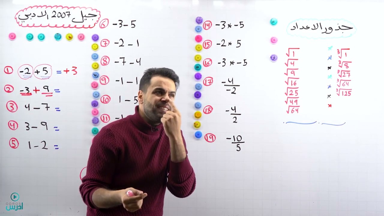 الحصة التأسيسية الاول جيل 2007 الفرع الادبي   الأستاذ منذر أبو عواد