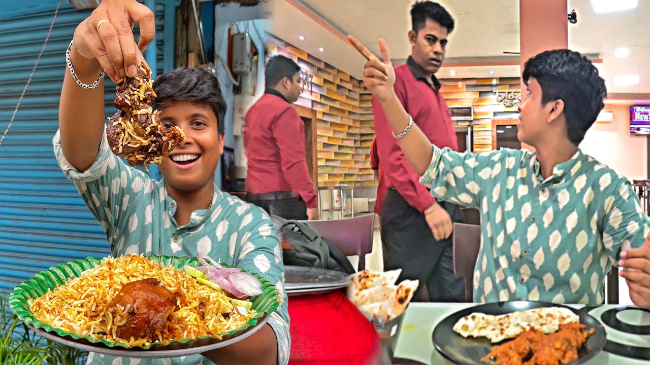 মটন বিরিয়ানি সাথে মটকা চিকেন 😱 সিঙ্গুরের Special মিষ্টী দই, রসগোল্লা ❤️অরুপ দার মোমো।Bong Insane