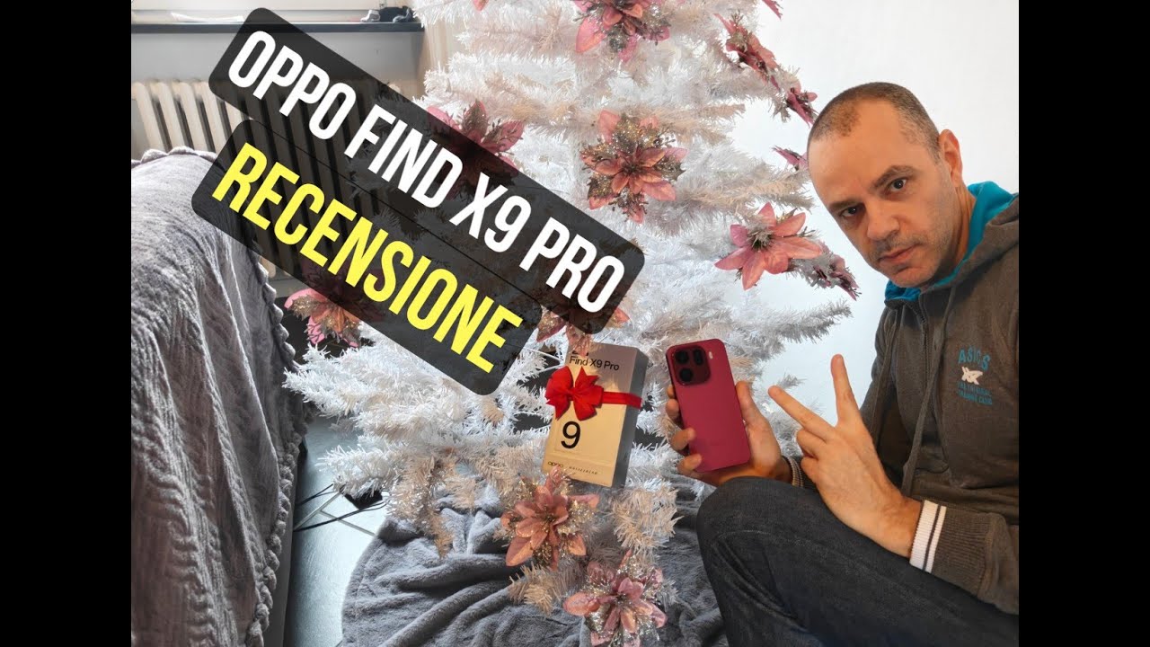 Oppo Find X9 Pro è il miglior camera/batteryphone del momento! Una bellissimo regalo di Natale!