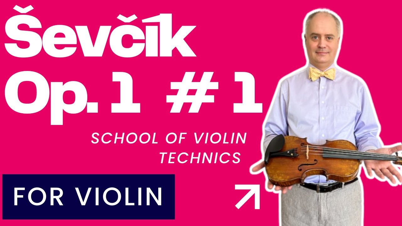 O. Sevcik Op. 1, Book 1, Exercise no. 1 - Violin