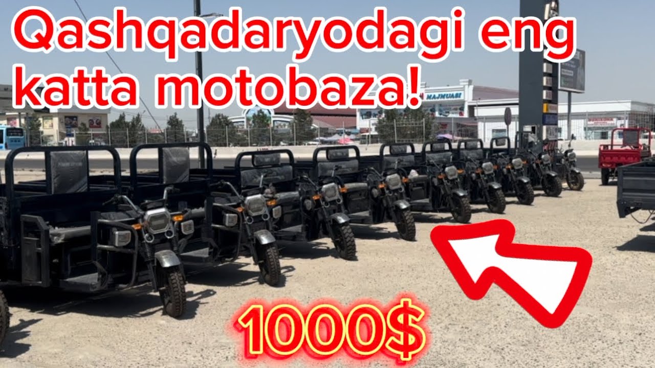 NARXLAR TUSHDI! Qashqadaryodagi eng katta MOTOBAZAGA TASHRIF BUYURDIK. #qashqadaryo #bobomotors