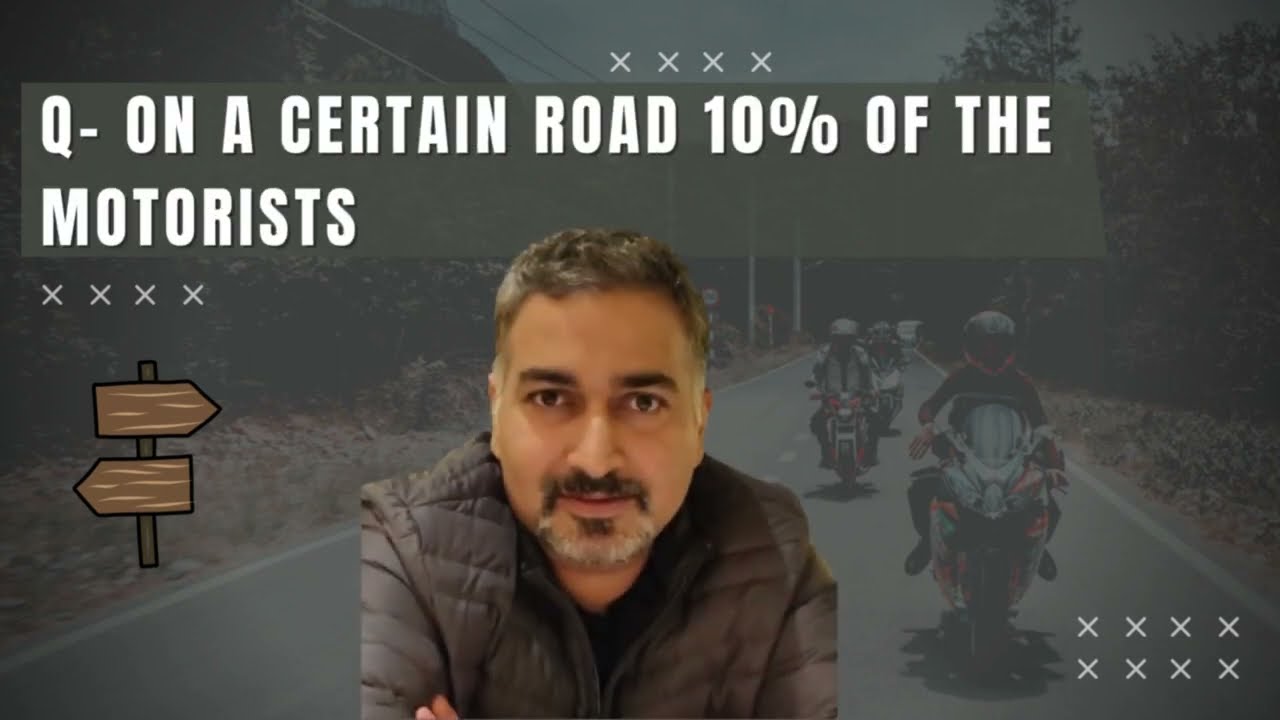 On a certain road 10% of the motorists