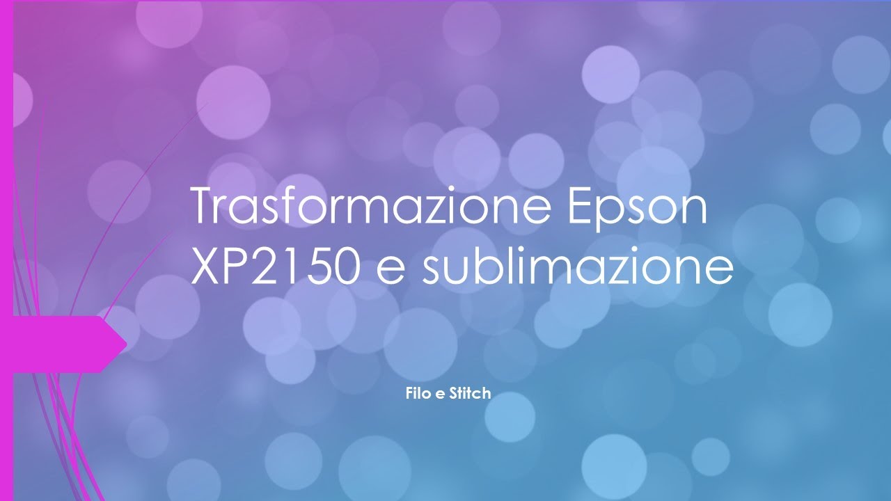 Conversione stampante Epson Xp2150 - Sublimazione portachiavi