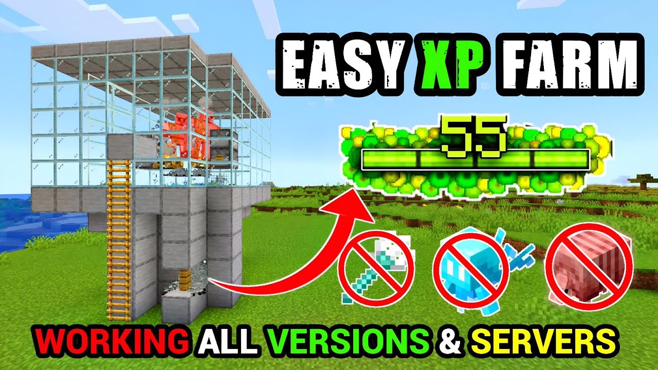 EASY XP FARM in Minecraft (1.20+)