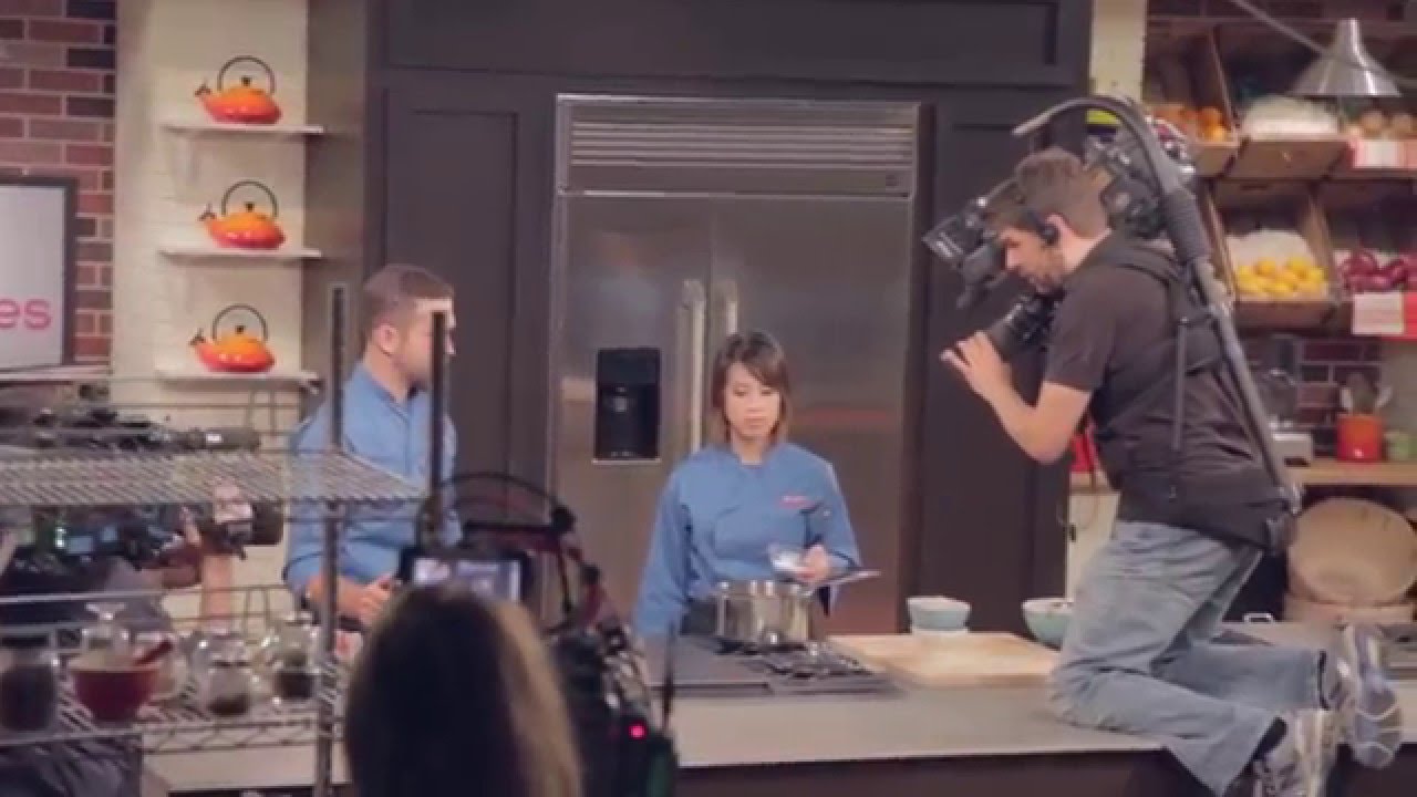 Behind the scenes of Four Senses, cooking show for the Blind