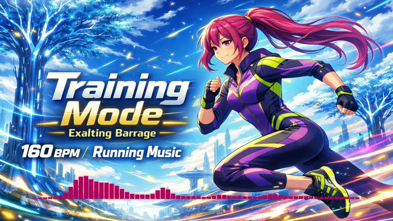 160 BPM Running Music – Uplifting Anime Workout - Training Mode