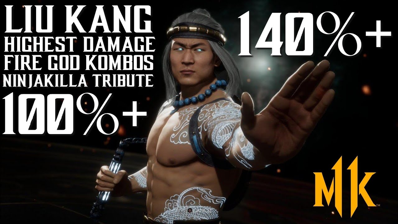 Mk11 Liu Kang Highest Damage Combo Video (Tribute to @NinjaKilla_212 )