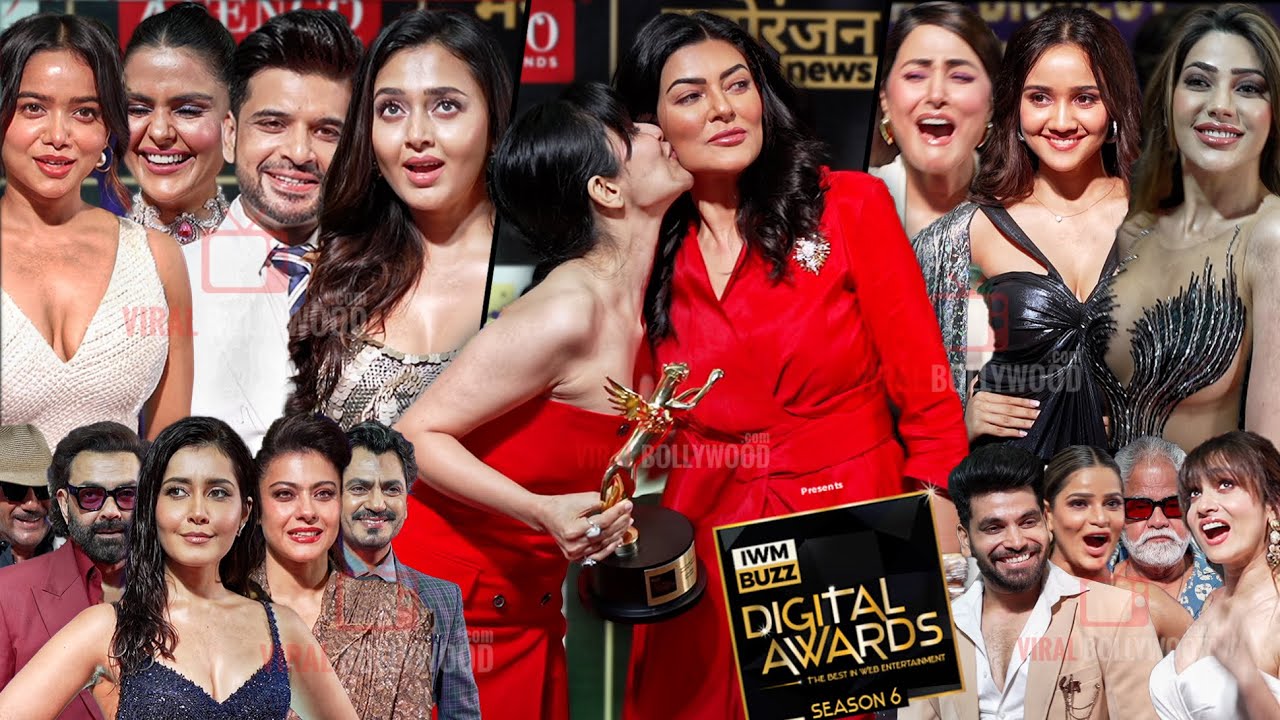 UNCUT - IWM Buzz Digital Awards 2024 | Star-studded Redcarpet | Kajol, Tejasswi, Karan, Manisha