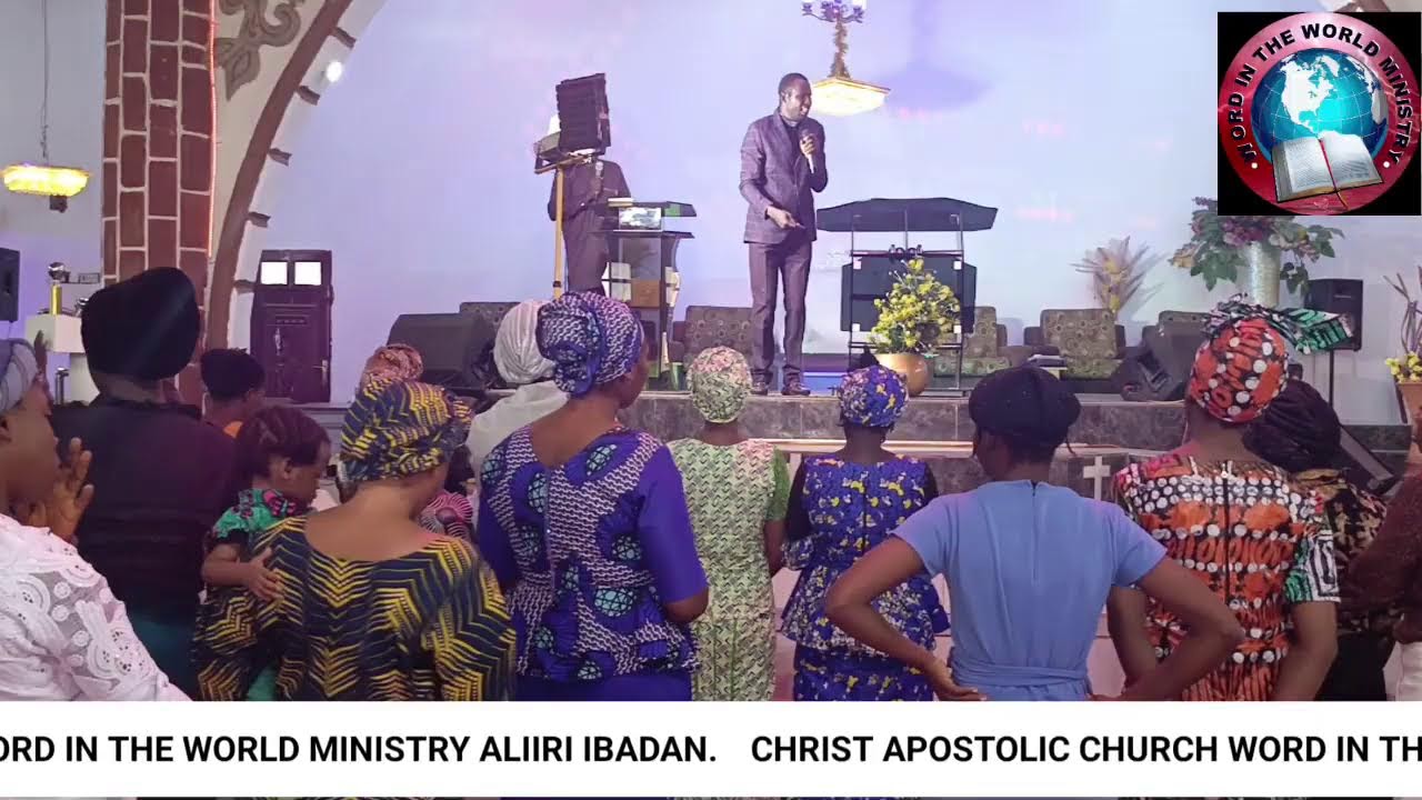 .CAC WORLD IN THE WORD MINISTRY  HAPPY FIRST SUNDAY SERVICE OF THE MONTH OF NOVEMBER.
