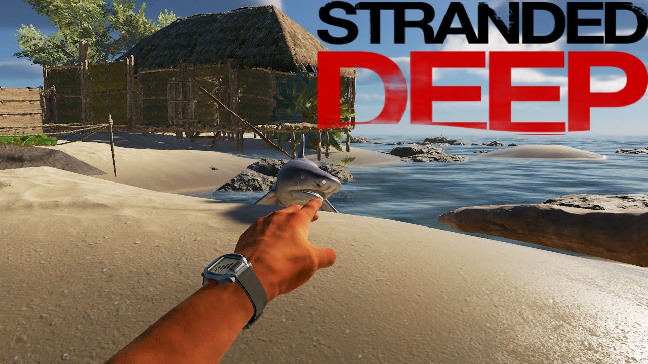 COMO MATAR UM TUBARÃO NO STRANDED DEEP, FACIL , COM LANÇAS PS4.