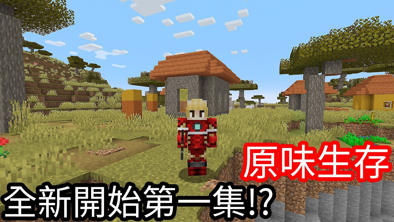 【Kim阿金】原味生存#1 全新開始第一集!?《Minecraft 》