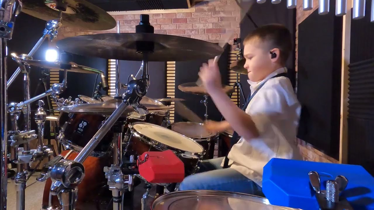 Red Hot Chili Peppers - By The Way - Drum Cover - 9 y.o. Boy