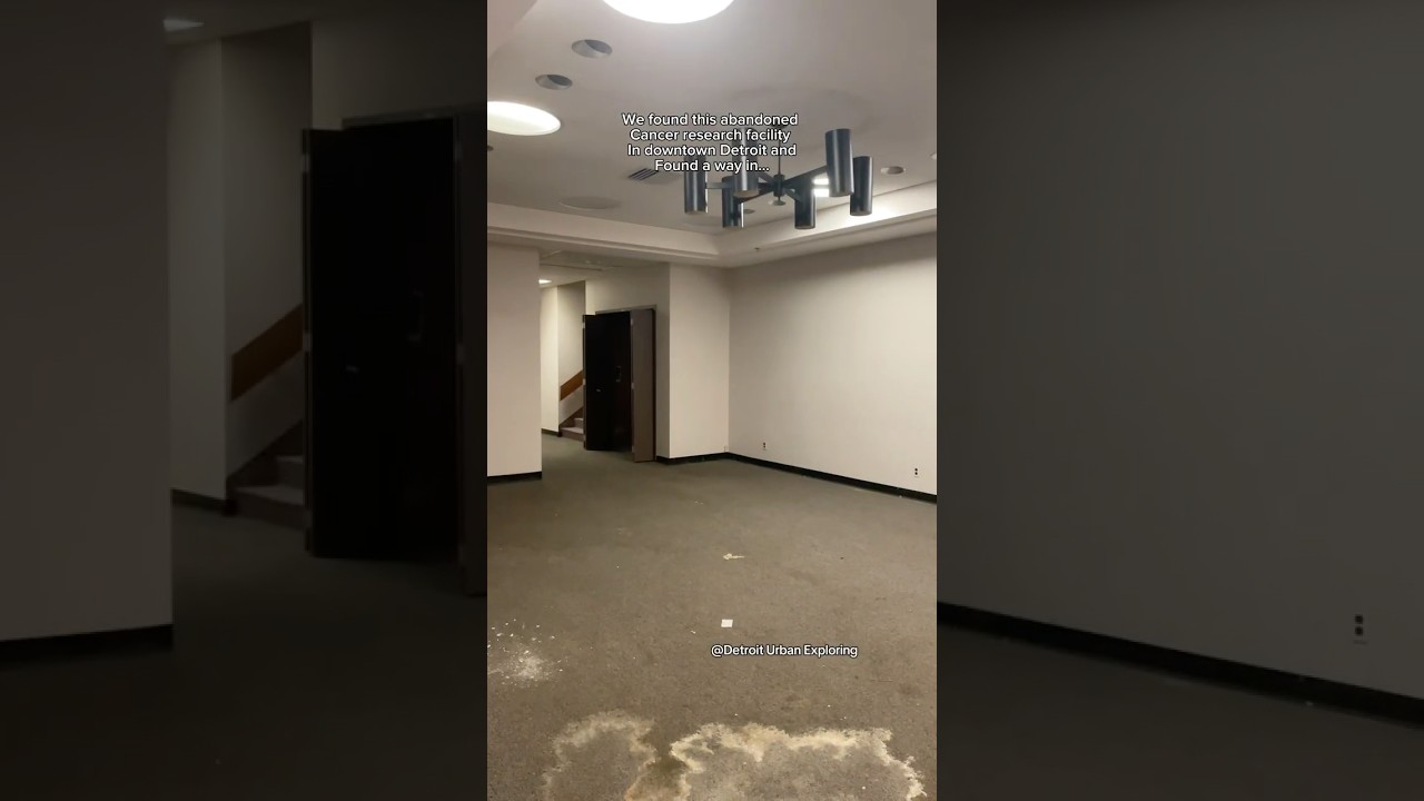 We found this abandoned Cancer research facility In downtown Detroit andFound a way in... 