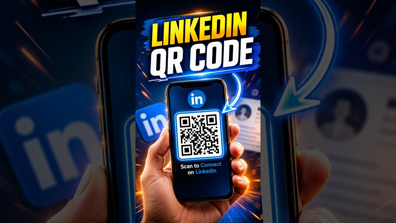 Как отсканировать или получить QR-код профиля LinkedIn любого человека за считанные секунды!