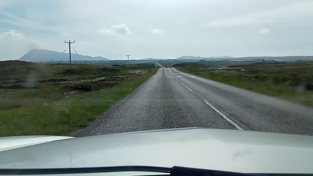 A drive on North Uist, Outer Hebrides