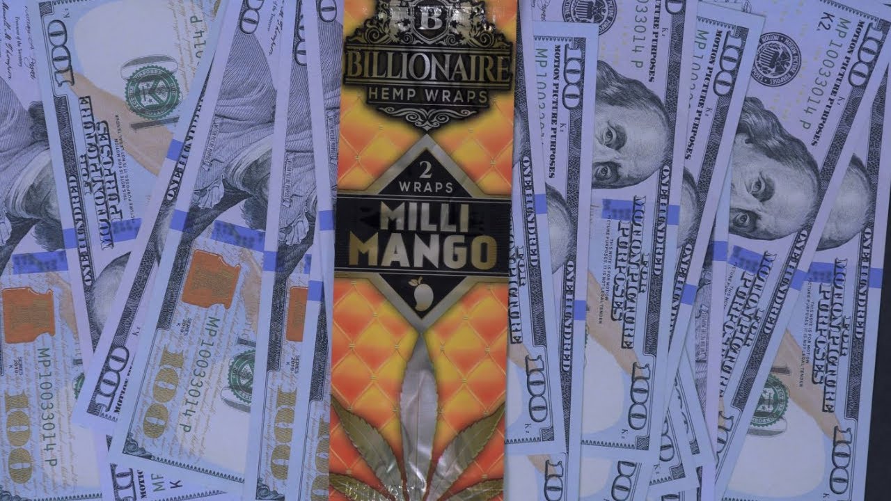 Billionaire Hemp Wraps Milli Mango Review and Tutorial