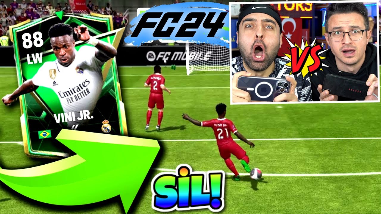 KAYBEDEN 88 VİNİCİUS JUNİOR SİLER 😱 EA FC MOBİLE 24 KAPIŞMA ! ÜMİDİ VS FATİH DAYI !