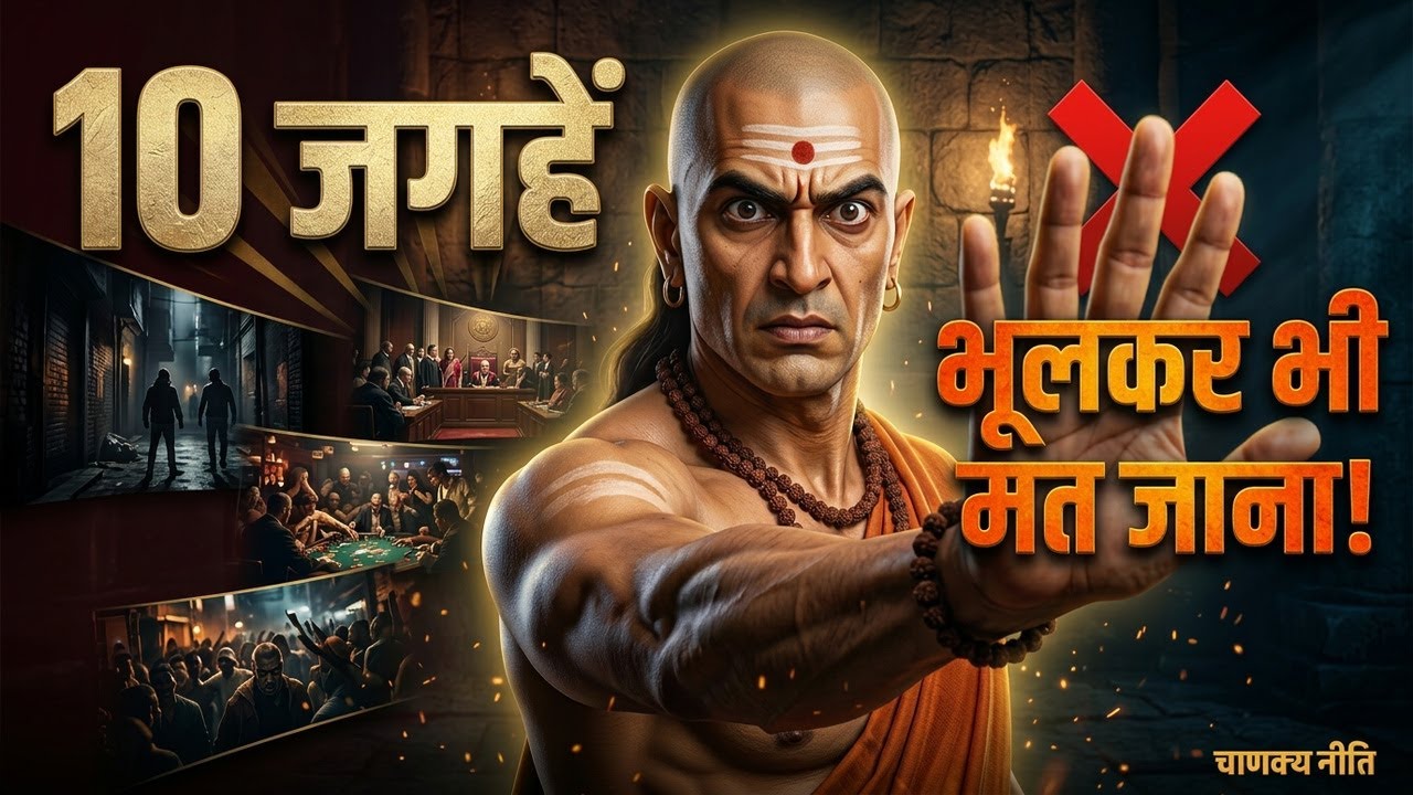 10 जगह बुलाने पर मत जाना । chnaakya niti