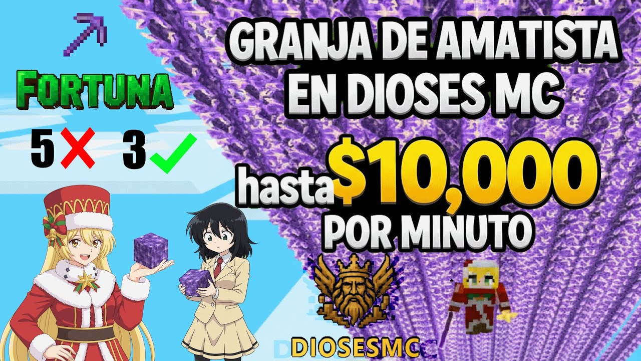 La Granja Mas Facil Y Rentable De Dioses MC (Amatistas)